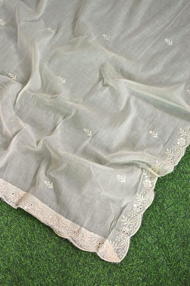 Beautiful Soft Cotton Dupatta with embroidery