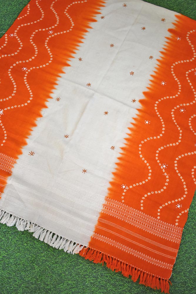 Kutch Handwoven Mirror Work Bandhani Pure Wool Shawl