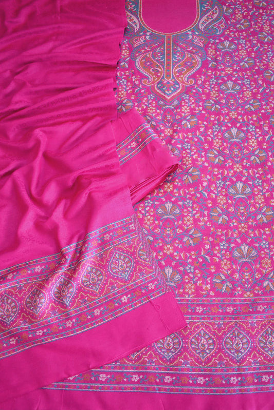 Beautiful Woolen Suit fabric with Woven patterns