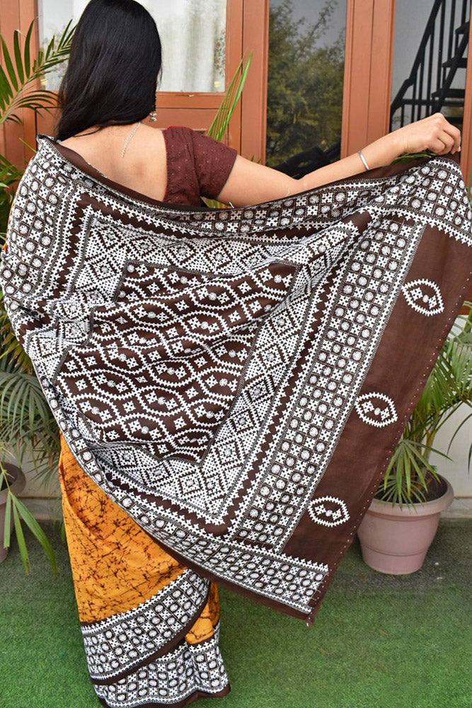 Sindhi stitch outlet saree