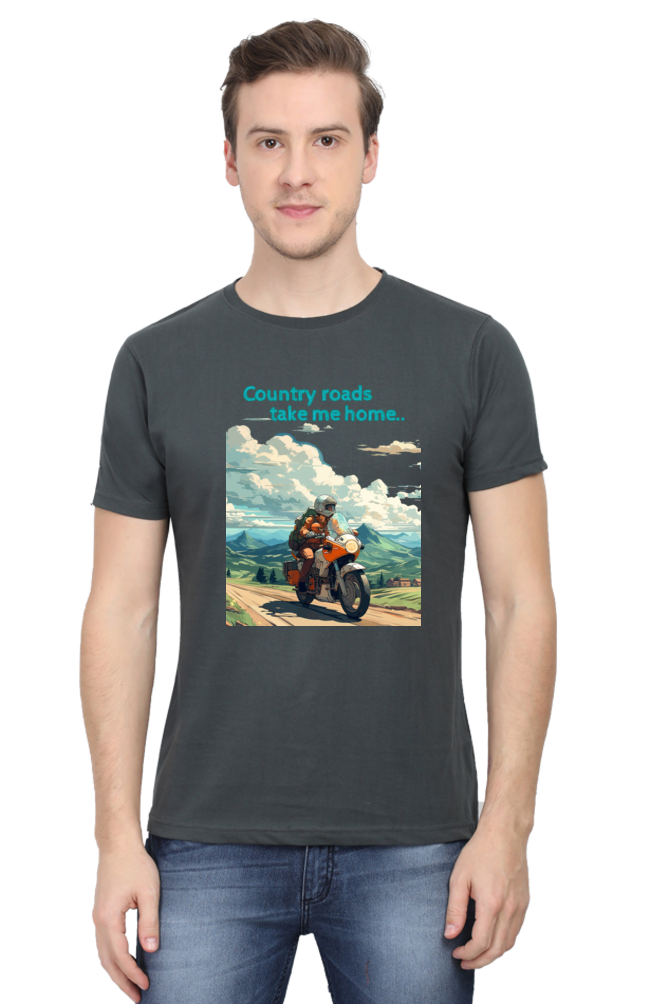 Country roads take me home - unisex t - shirt