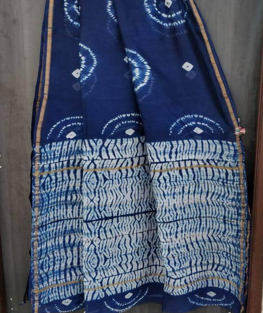 Shibori Dyed Sarees – India1001.com