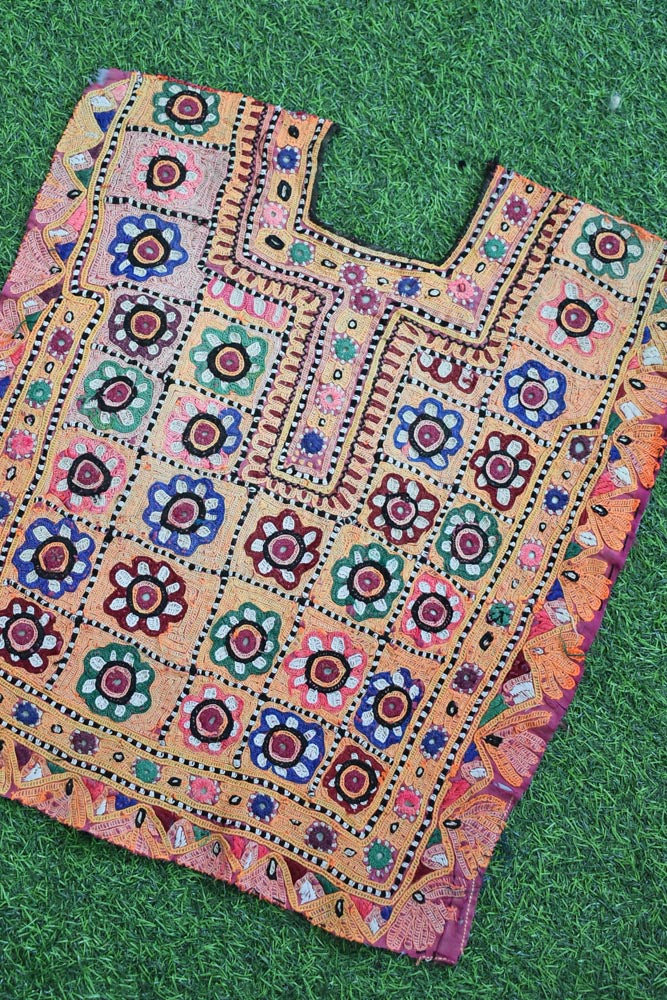 Authentic Vintage Hand Embroidered Banjara Tribal Patch