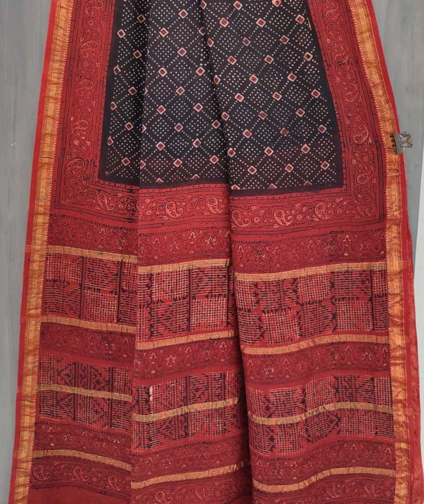 Ajrakh Sarees – India1001.com