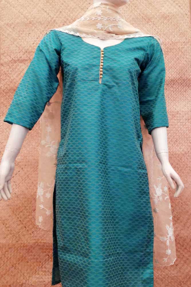 Elegant tussar silk  Long Kurta