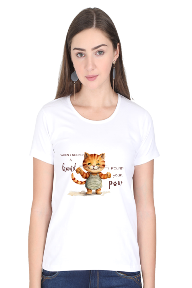 When I needed a hand - Womens T-Shirt