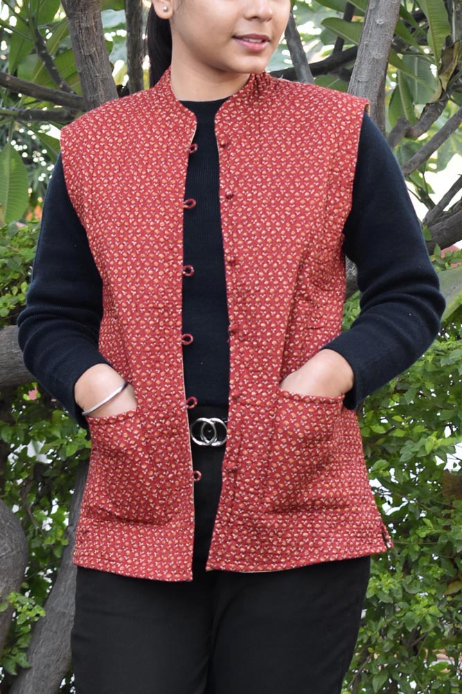 Cotton Ladies Quilted Jacket, Women at Rs 1300/piece in Jaipur | ID:  2849292532891