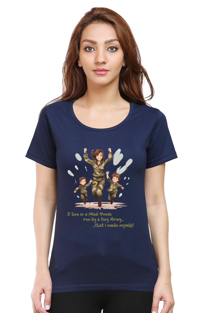 Mom Army Womens T-Shirt