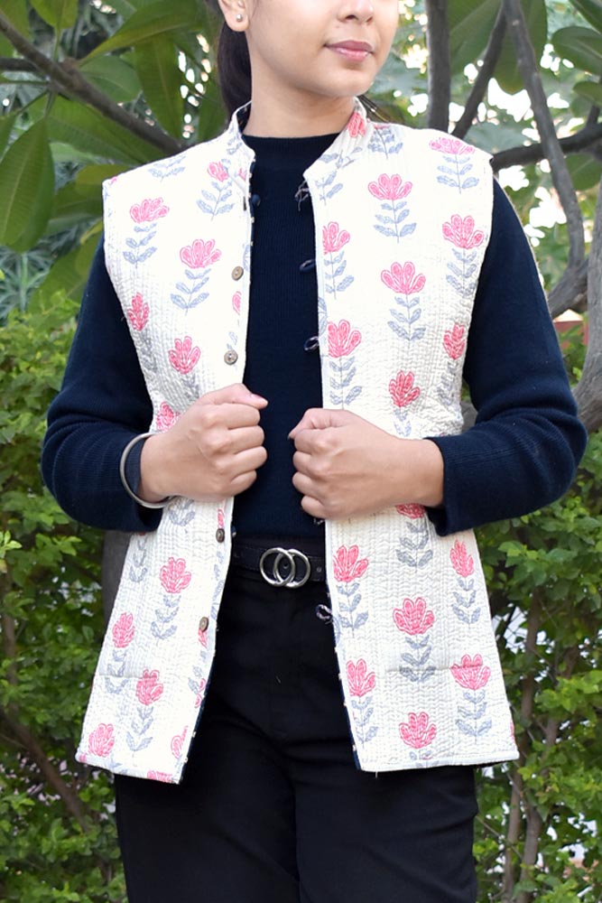Multicolor Ladies Printed Cotton Jacket at Best Price in Bhuj | Desire  Aangan Of Kutch